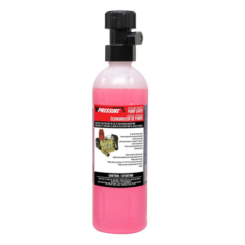 Pressure Washer Starter Kit Pro No Fuss All In One With Non Detergent Pump Oil bottle with pump saver solution