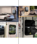 Universal EV Charger Enclosure Wall Mount Protective Case Lockable IP55 Waterproof Cover for electric vehicle charging.