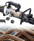 Gfjykd Electric Hydraulic Rebar Bender Straightener Machine For Steel Bars 8 To 36mm with bending head and accessories.