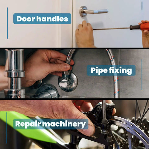 Plug-and-Play 1500-Piece Set Screws Kit With 32 Sizes Metric And SAE used for door handles, pipe fixing, and machinery repair