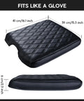 Dimensions of Center Console Cover For Ram 1500 2013 2018 And Ram 2500 3500 1500 Classic PU Leather Armrest Protector