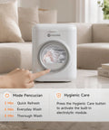 Slim Portable Mini Washer That Crushes Small Loads Without The Hassle A Real Game Changer For Dorm Life And Weekend Trips With Snappy USB C Charge, compact design with washing mode display.