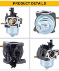 Plug And Play Carburetor For Predator Generators 3200 4000 4375 Watts 212Cc 208Cc Engine Replacement Part Compatible With Harbor Freight Chicago Electric Predator Series shown in various angles.