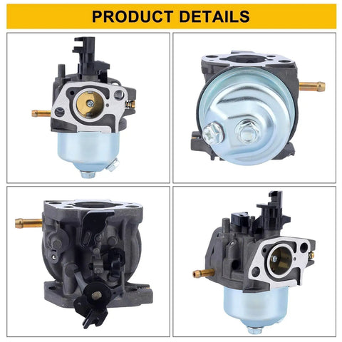 Plug And Play Carburetor For Predator Generators 3200 4000 4375 Watts 212Cc 208Cc Engine Replacement Part Compatible With Harbor Freight Chicago Electric Predator Series shown in various angles.