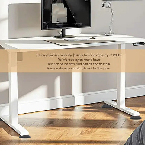 Two Pack Heavy Duty Threaded Leveling Feet Height Adjustable Foot Levelers For Furniture Anti Slip Scratch Resistant