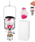 Portable Gas Lantern For Camping And Outdoor Adventures, Copper And Stainless Steel Construction, with storage case