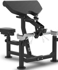 Preacher Curl Bench and 3 in 1 Arm Station for Biceps and Triceps with Bar Pad Attachment Home Gym Black Isolates Biceps for Strict Curl Form