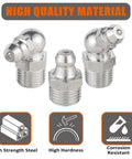 All In One 235 Piece SAE And Metric Grease Fittings Kit with high strength steel zerk fittings displaying corrosion resistance