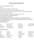 Installation instructions for Orange P3 Spring Insert Twist Caps Wire Connectors Assortment for electrical applications.