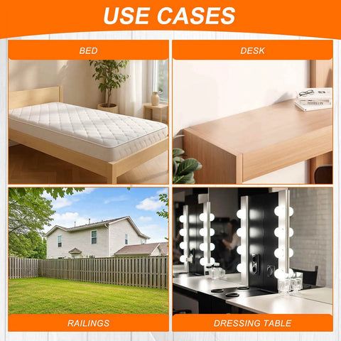 Built Solid 20 Pack Plastic L Brackets Gray Corner Supports For Shelves And Drawers Heavy Duty Right Angle Connectors With Screws No Sweat Assembly For Garage Workbenches showcased in use cases including bed, desk, railings, and dressing table.