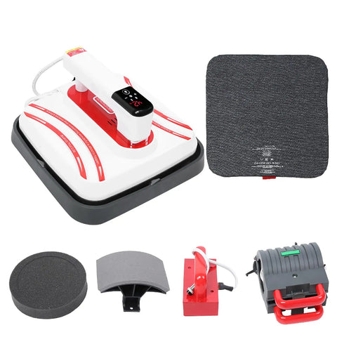 5 In 1 Heat Press Machine For T Shirts Mugs Hats Plates Pens Transfers, DIY Craft Tool with attachments, portable design