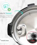 Replacement Silicone Sealing Ring For 8 Qt Pressure Cooker Gasket inside lid, durable and compatible for high-temp cooking