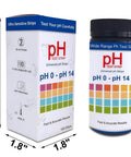Two packages of All Purpose pH Test Strips 0 to 14, 100 Count Litmus Paper for Urine, Saliva, and Liquid Testing.