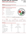Product specifications for 22 AWG 4 Conductor Shielded Cable UL2464, showing cable construction and technical details.