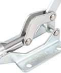 4 Pack Heavy Duty Push Pull Toggle Clamps Featuring Quick Release Lever And Tough As Nails Grip With Galvanized Steel Construction For Jigs And Workstations close-up of lever mechanism