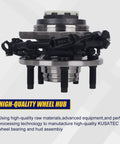 Front Wheel Bearing And Hub Assembly Fits Right In For 1998 To 2000 Ford Ranger And 1998 To 1999 Mazda B4000 4WD With ABS 5 Lug Bolts Model 515027 Replacement