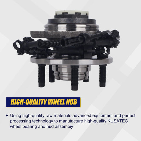 Front Wheel Bearing And Hub Assembly Fits Right In For 1998 To 2000 Ford Ranger And 1998 To 1999 Mazda B4000 4WD With ABS 5 Lug Bolts Model 515027 Replacement