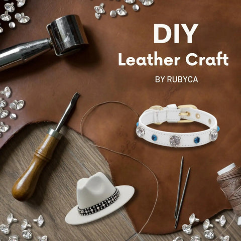 600 Sets Czech White Clear Crystal Rhinestone Rapid Rivets, Silver Color Metal Studs, DIY tools and leather bracelet