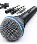 Wired XLR Dynamic Microphone For Singing And Live Gigs, Cardioid Handheld Mic For Stage And Studio, On Off Switch, 16.4ft XLR Cable