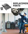 Heavy Duty Pneumatic Air Hammer Kit With Stainless Steel Rivet Tool And Chisel Bits For Smooth Automotive Repair And Rough Work Environments replacement parts