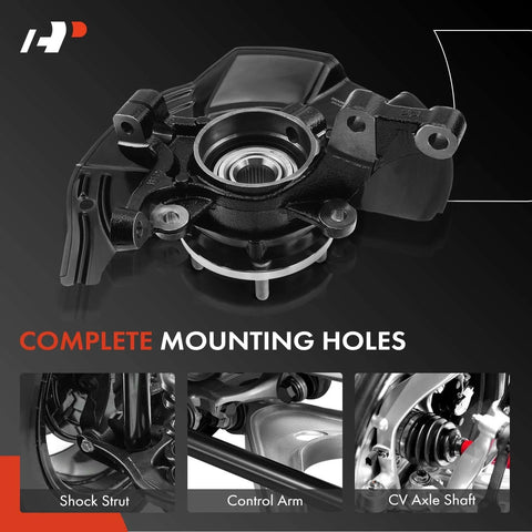 Front Right Steering Knuckle and Wheel Bearing Hub Assembly Direct Replacement for 2011 Kia Optima 2.0L Sedan Passenger Side