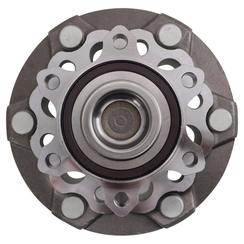 Front view of Wheel Bearing And Hub Assembly For Transit Heavy Duty Axle 2020-2023 Transit 150 250 350 SRW Direct Fit Replacement