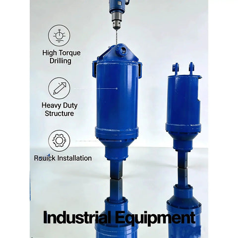 Heavy Duty Excavator Earth Auger Drive Unit With 2000Nm Hydraulic Power, Compatible With Three To Eight Ton Excavators
