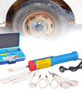 Heavy Duty 1000W Electromagnetic Induction Bolt Heater Slick Handheld Magnetic Extraction Tool kit with coils and case.
