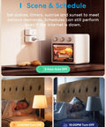Smart Plug Mini Pack Of Four With 15 Amp Power, 2.4GHz WiFi, Works With Alexa And Google Assistant controlling appliances