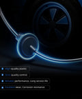 Slap These Tight Abs Wheel Speed Sensors On Front Rear Left And Right Ends To Keep Your Ride Slick And Safe Perfect Direct Fit For Chrysler 300 Dodge Charger 2005 To 2010 close-up view of sensor with high-quality plastic components.