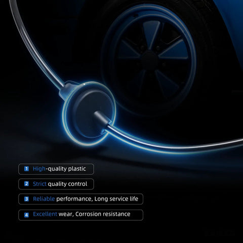 Slap These Tight Abs Wheel Speed Sensors On Front Rear Left And Right Ends To Keep Your Ride Slick And Safe Perfect Direct Fit For Chrysler 300 Dodge Charger 2005 To 2010 close-up view of sensor with high-quality plastic components.