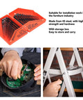 Top Tier 30 Piece Hex Wrench Set With Inch And Metric Combo For Heavy Duty Furniture Assembly Home Repairs And Pro Use High Strength 45 Steel Long Short Arm Tool Kit, open case with hex keys