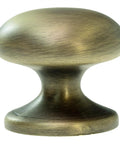 4 Pack 1.5 Inch Large Brushed Antique Brass Bi Fold Closet Door Knob With Wide Backplate For Weathered Gold Dresser Cabinet Hardware