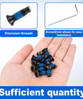Hand holding Eight Piece Scooter Replacement Screws Kit For Xiaomi M365 M365 Pro 1S Mi3 And Ninebot Max G30 ES F Series Electric Scooters