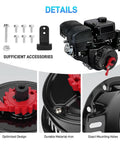 Upgraded Crank-Handle Pull Start Recoil Starter Assembly for Predator 212 shown with detailed parts and engine components