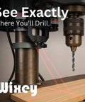 Drill Press Laser Crosshair Guide For Precise Drilling In Your Shop Rugged Pro Grade Easy To Use Portable Alignment Tool in action