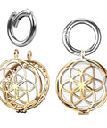 Gold Metal AirTag Protective Case And Key Ring Holder For Apple AirTag 2021 Tough Luggage Bike Pet Tracker Must Have Gear
