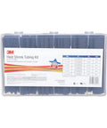 Heat Shrink Tubing FP301 Black Assorted Kit with 102 Flexible Polyolefin Tubes in clear box for wiring protection