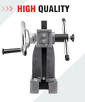 Front view of One Ton Arbor Press With Hand Wheel Cast Iron Heavy Duty Manual Arbor Press Desktop Punch Press Machine