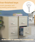 103E File Cabinet Keys Replacement Pack For Office Cabinets And Desk Drawers shown with open file cabinet drawer