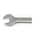 Close-up of a 15 mm wrench from the 30 Piece 12 Point Ratcheting Wrench Set SAE And Metric 1/4 To 1 Inch And 8-24 mm Chrome Finish