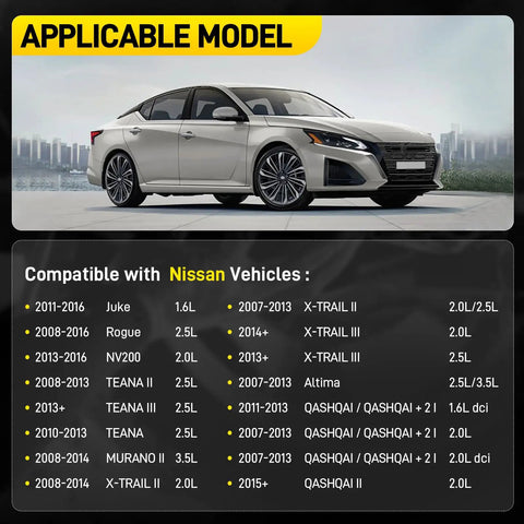 All In One CVT Transmission Filter And Oil Pan Gasket Kit For applicable Nissan models with 21 Hole Design JF011E