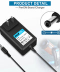 12V Power Adapter Replacement For Celestron NexStar Telescopes And Mounts 18778 with 6Foot Cable shown with plug detail