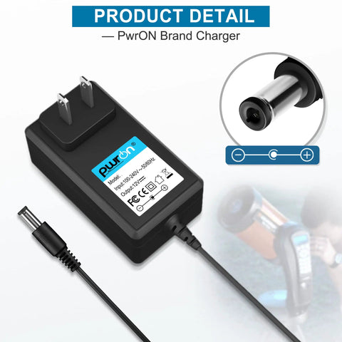12V Power Adapter Replacement For Celestron NexStar Telescopes And Mounts 18778 with 6Foot Cable shown with plug detail