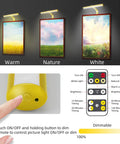Wireless Picture Light Battery Powered With Remote Dope Dimmable 16 Inch Wall Lamp for different art lighting options shown.
