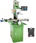 Techtongda 8x33 Inch Metal Milling Machine With 2HP Brushless Motor For 110V Power featuring digital readout and metal frame.