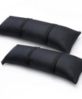 Fillable Black Sand Bags 2 Pack 44 Lbs Each For Umbrella Bases And Patio Furniture Weights Waterproof 800D Oxford Cloth