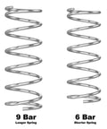 9 Bar And 6 Bar OPV Spring Upgrade For Espresso Machines Made From 304 Stainless Steel Durable Replacement, two springs labeled.