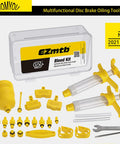 Pro Grade Bicycle Hydraulic Brake Bleed Kit With 10 Adapters, Universal Fit For Shimano, SRAM, Magura, Tektro and more