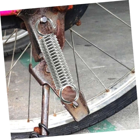 Top Tier 10 Pcs Stainless Steel Extension Springs With Hook Ends For Electrical Appliances Autos And Machinery Strong Load Bearing DIY Repair Kit That Gets The Job Done Right on bicycle frame